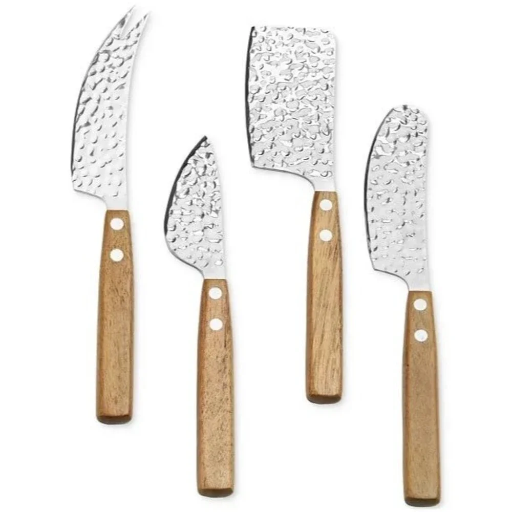 Macy’s Oake hammered Cheese Knives, Set of 4